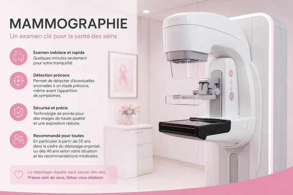 Tomosynthèse mammaire à Paris